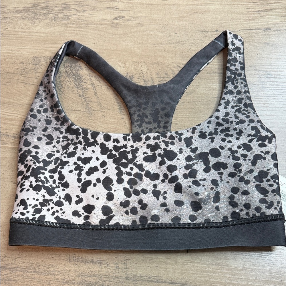 NWTs Electric & Rose - XS - Black and Grey Sports Bra - Racerback